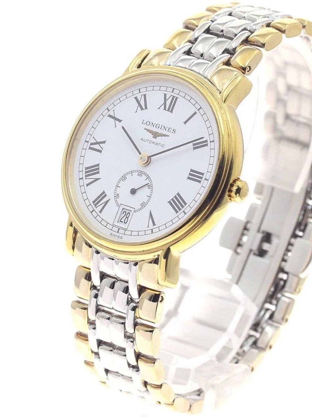 LONGINES Plaisance L4.804.2 Date white Dial Automatic Men's Watch_957209